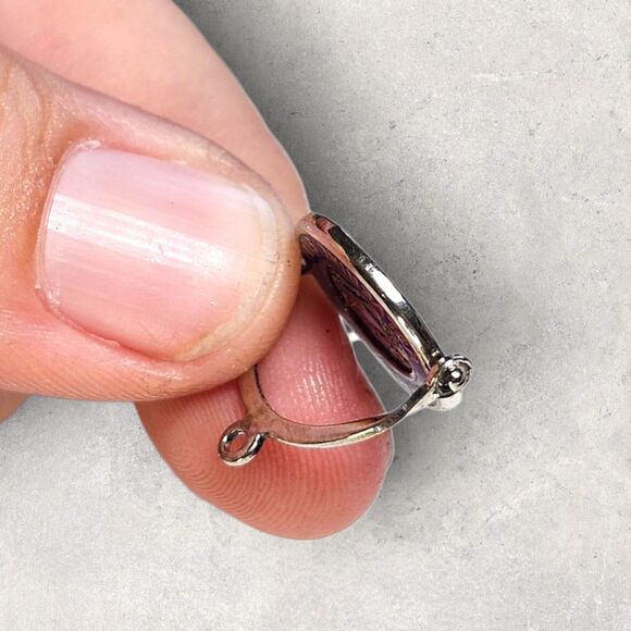 Vintage Sterling Silver Enamel Michigan Wolverine State Spinner Travel Charm - Picture 5 of 6